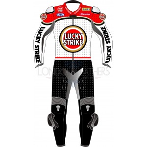 Lucky Strike Suzuki Classic Racer Track & Road Motorcycle Suit